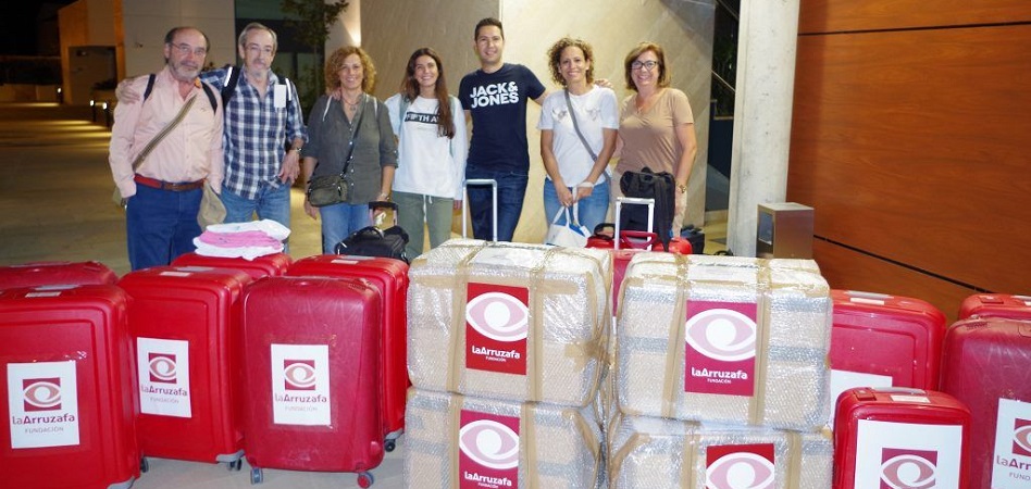 Equipo de cooperantes de la Fundación La Arruzafa que viajó a Madagascar.