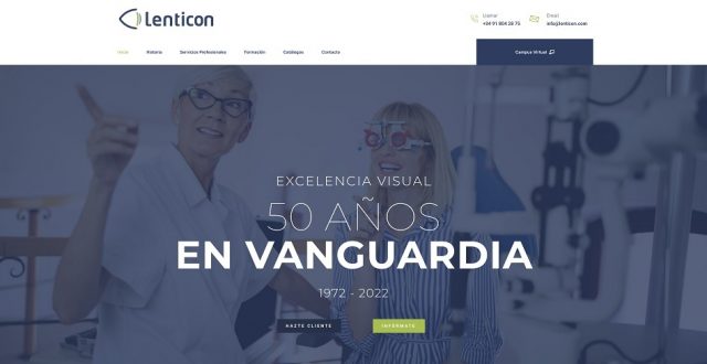 Lenticon se sube a la ola de la digitalización con una nueva página web
